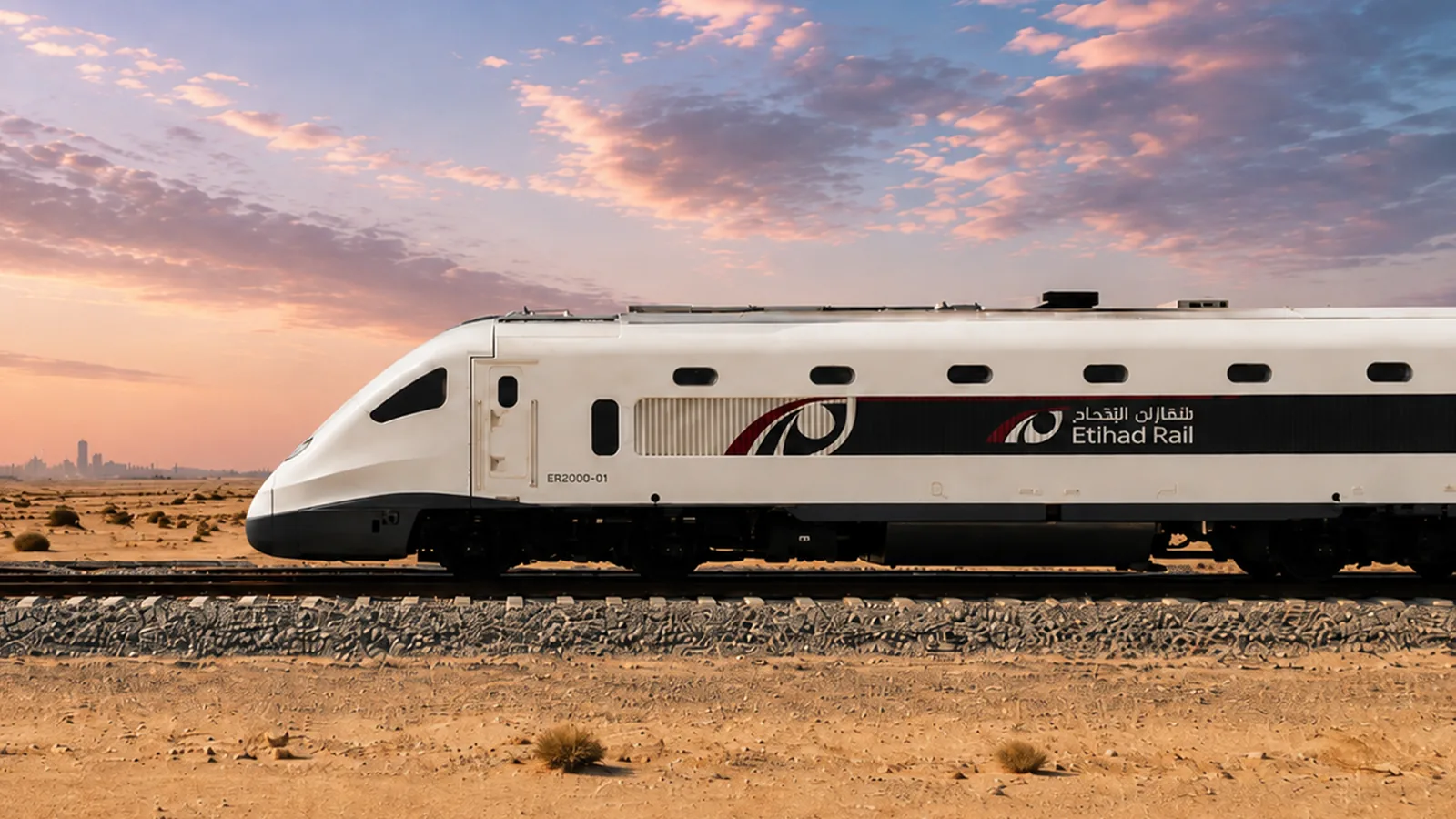 Etihad Rail network connecting cities and development corridors across the UAE